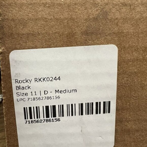Rocky Mens 6” Hiker Waterproof Comp Toe Boot Black Size 11 M